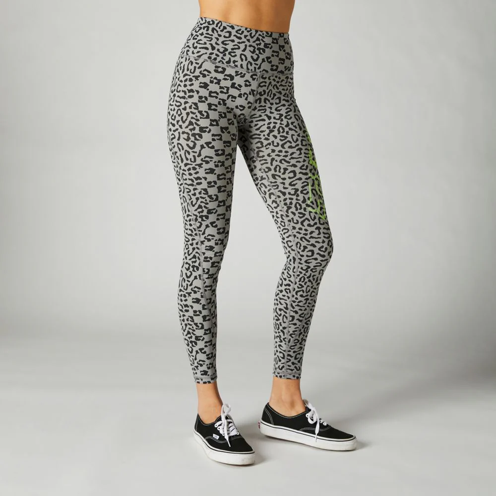 Calzas Lifestyle Mujer Aop Detour Legging Gris Fox Racing