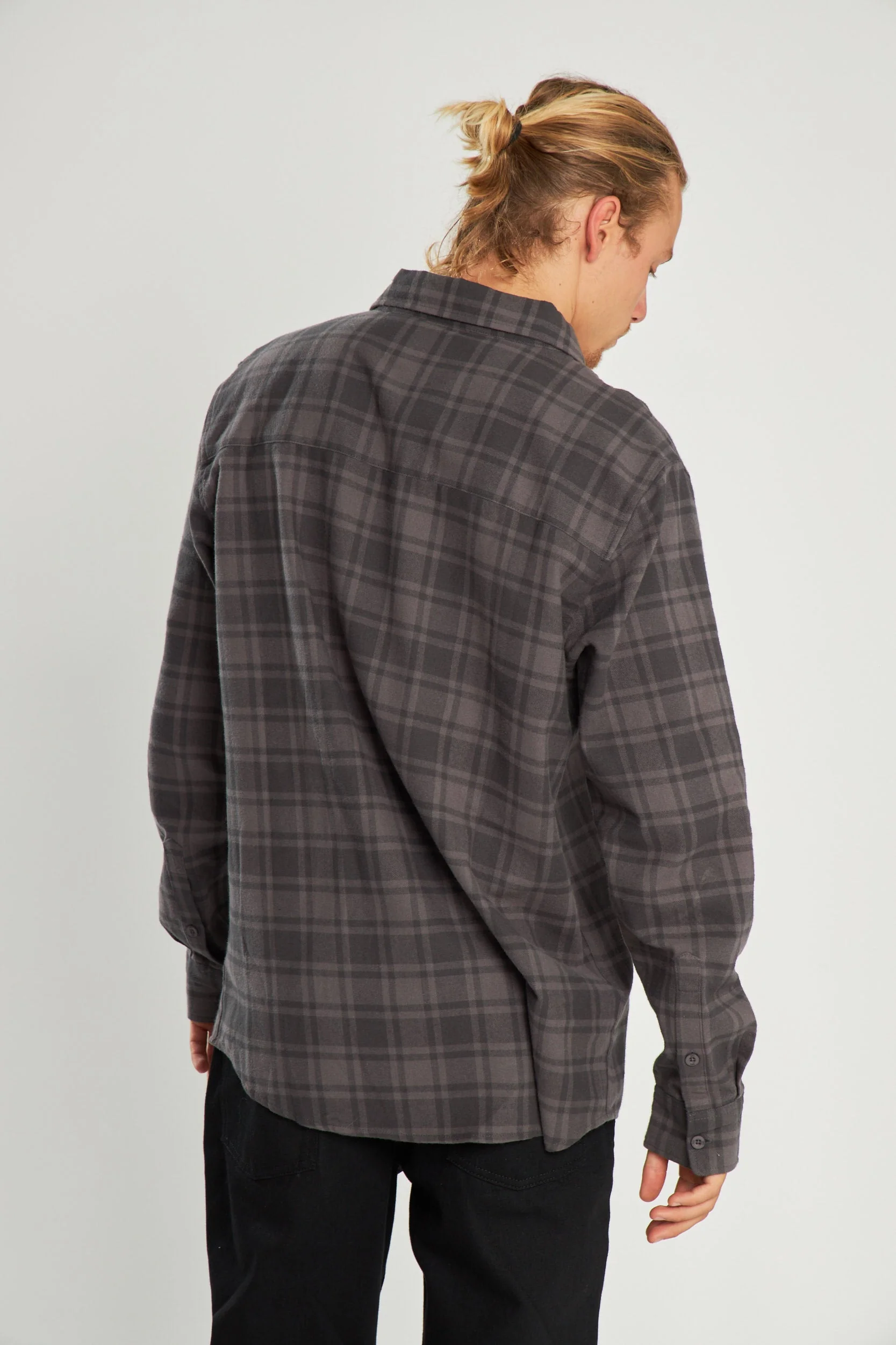 Camisa Franela Fleet Gris - Image 6