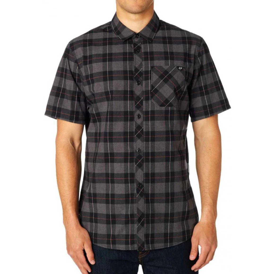 Camisa Lifestyle Ash Negro Fox Racing.