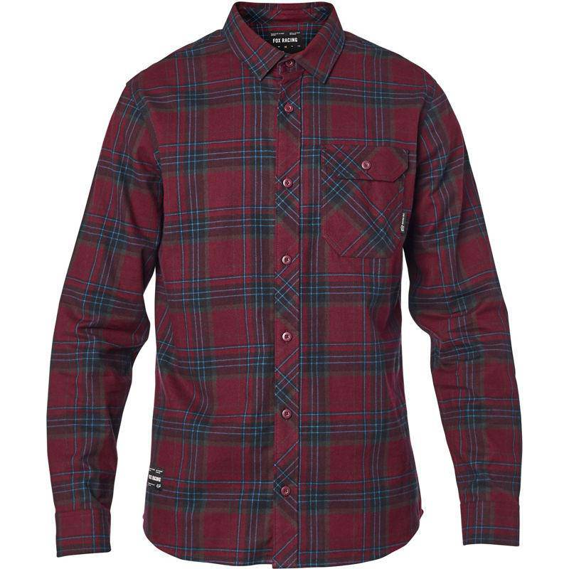 Camisa Lifestyle Manga Larga Gamut Stretch Rojo Fox Racing