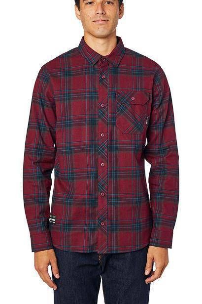 Camisa Lifestyle Manga Larga Gamut Stretch Rojo Fox Racing - Image 3
