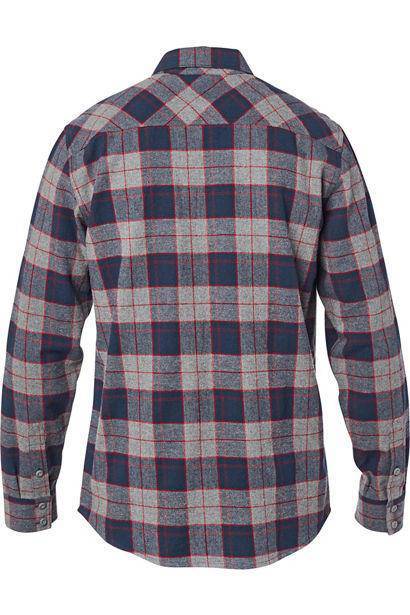 Camisa Lifestyle Manga Larga Traildust 2.0 Gris Fox Racing - Image 2