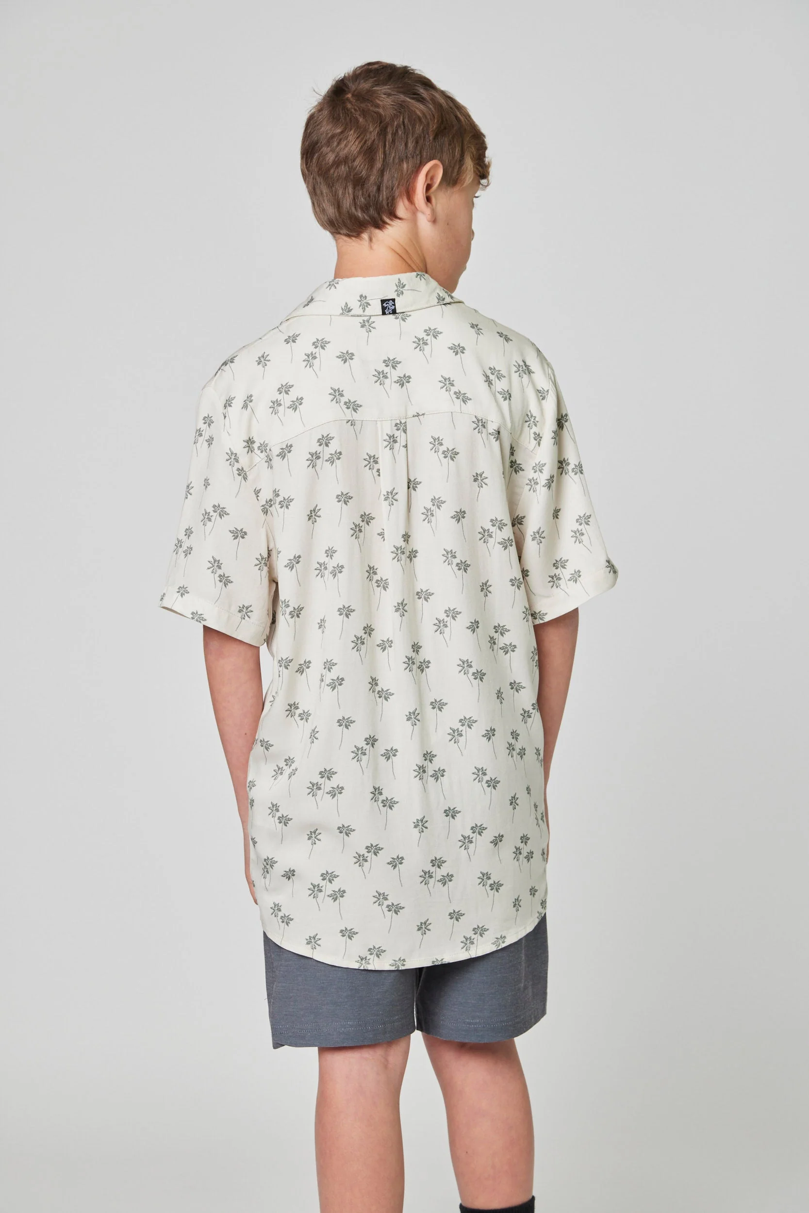 Camisa Palm Beige Kid - Image 4