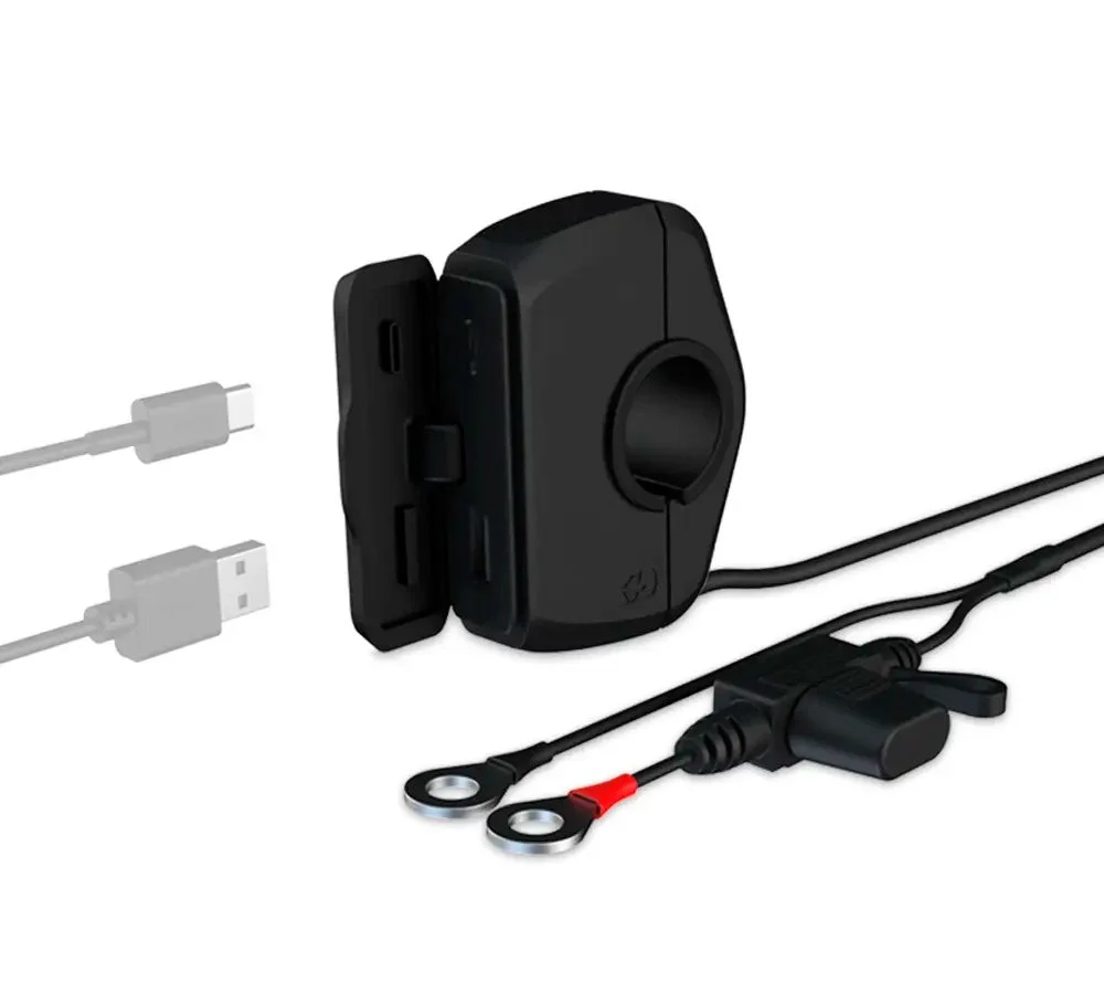 Cargador Oxford Slimline USB tipo A y tipo C de 3,0 A - Image 2