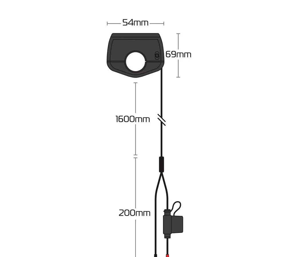 Cargador Oxford Slimline USB tipo A y tipo C de 3,0 A - Image 3