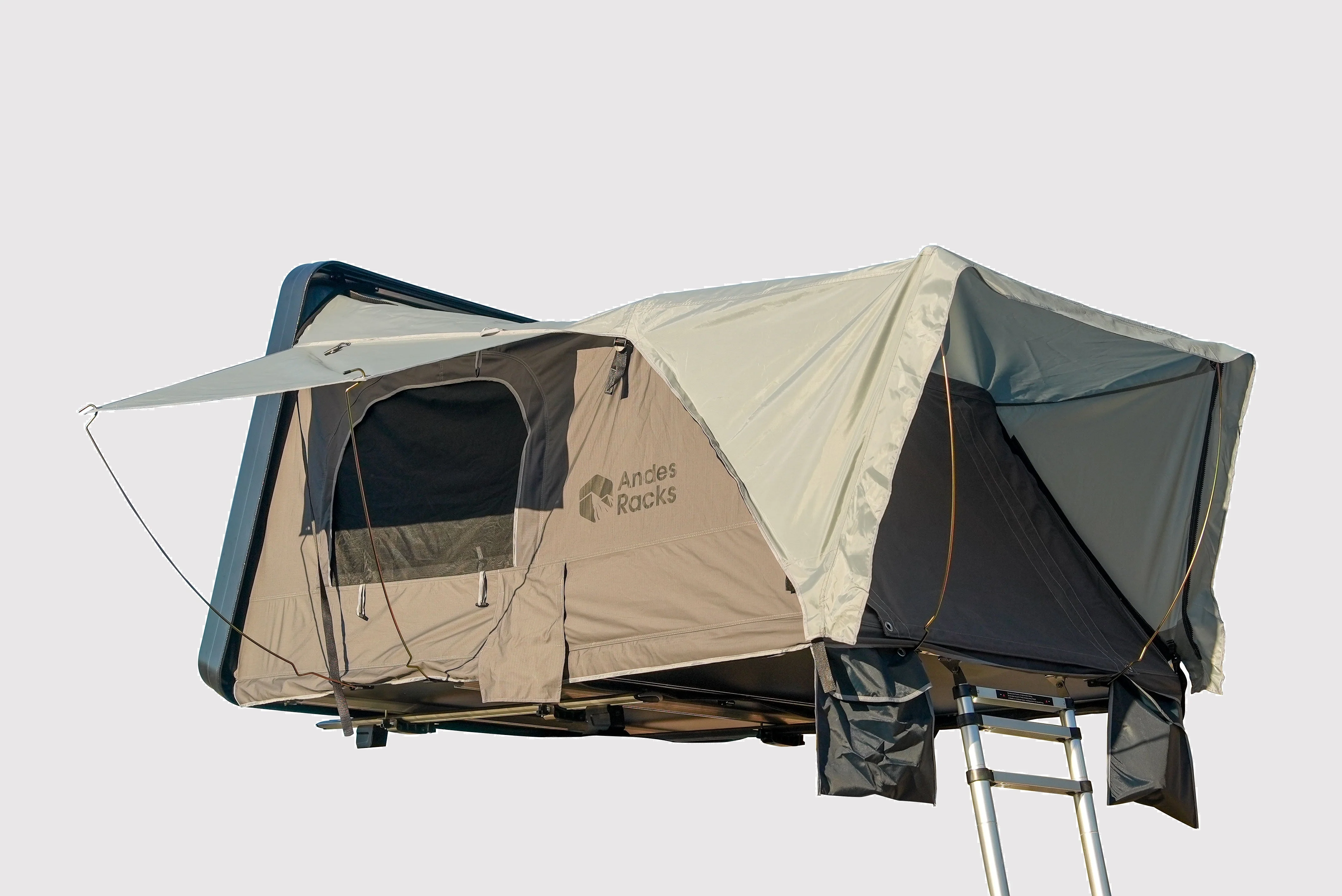 Carpa de techo ABS lateral + anexo, 4 a 5 personas AndesRacks