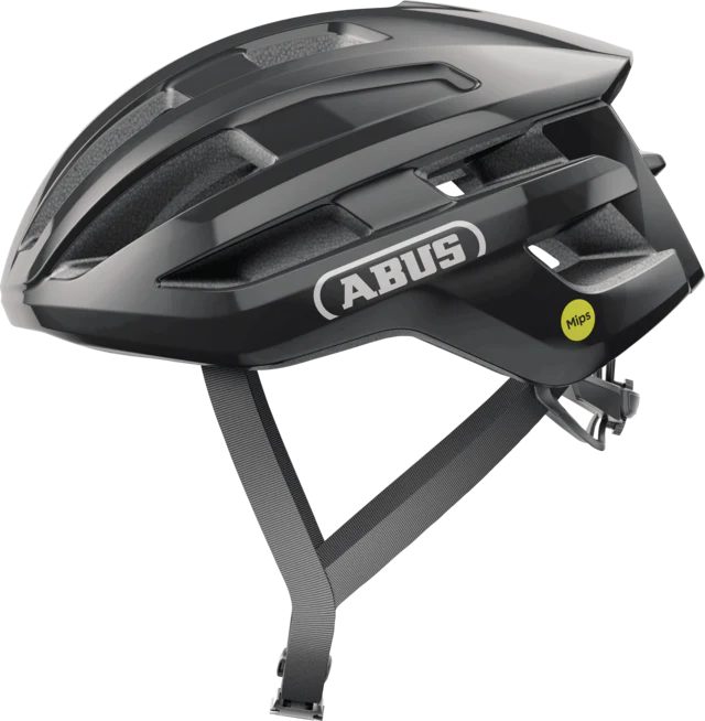Casco Bicicleta Adulto Abus POWERDOME Mips Negro Brillante