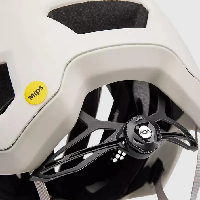 Casco Bicicleta Crossframe Pro Blanco Hueso Fox - Image 6