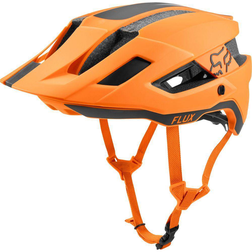Casco Bicicleta Flux Rush Naranjo Fox Racing.