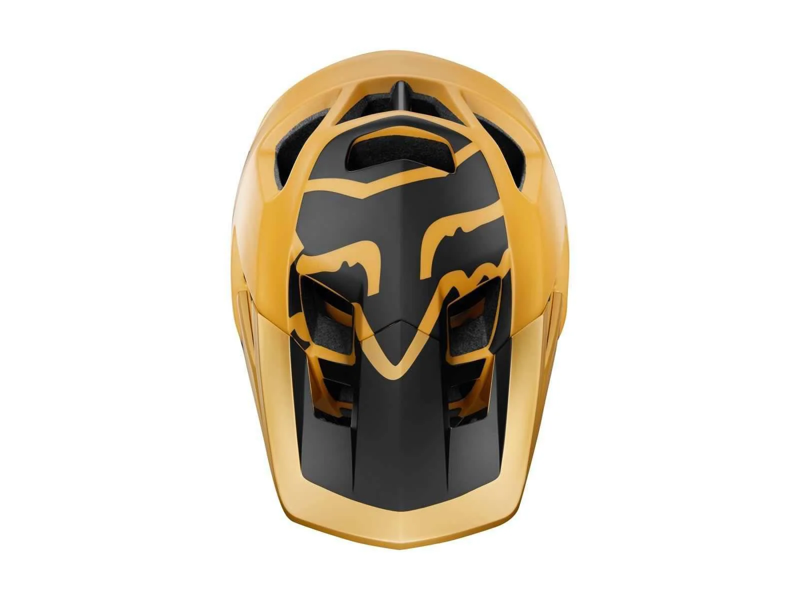 Casco Bicicleta Proframe Matte Gold Fox Racing. - Image 2