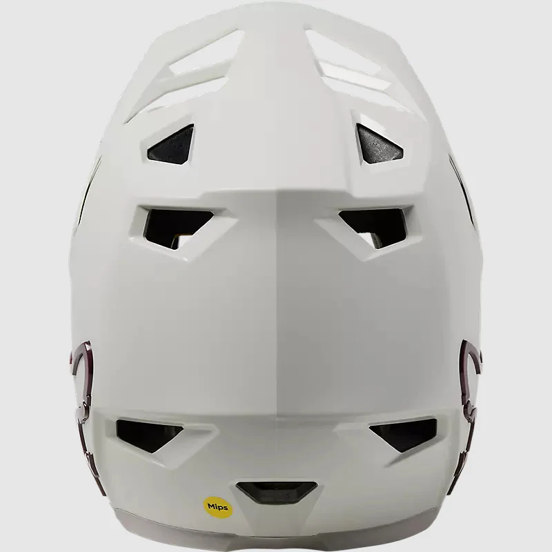 Casco Bicicleta Rampage Blanco/Burdeo Fox - Image 6
