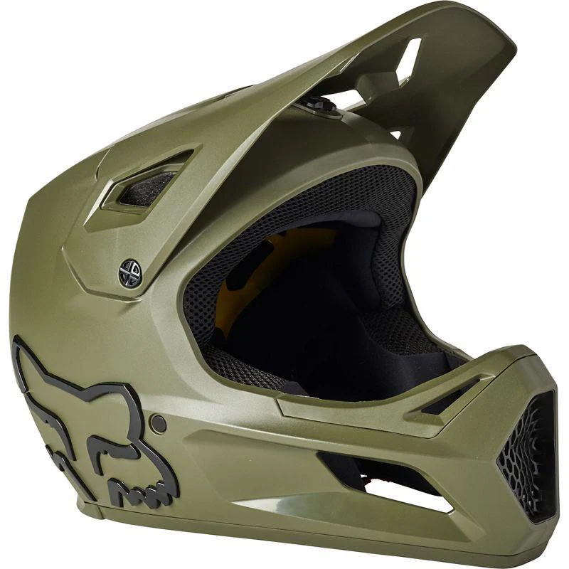 Casco Bicicleta Rampage Verde Olivo Fox Racing