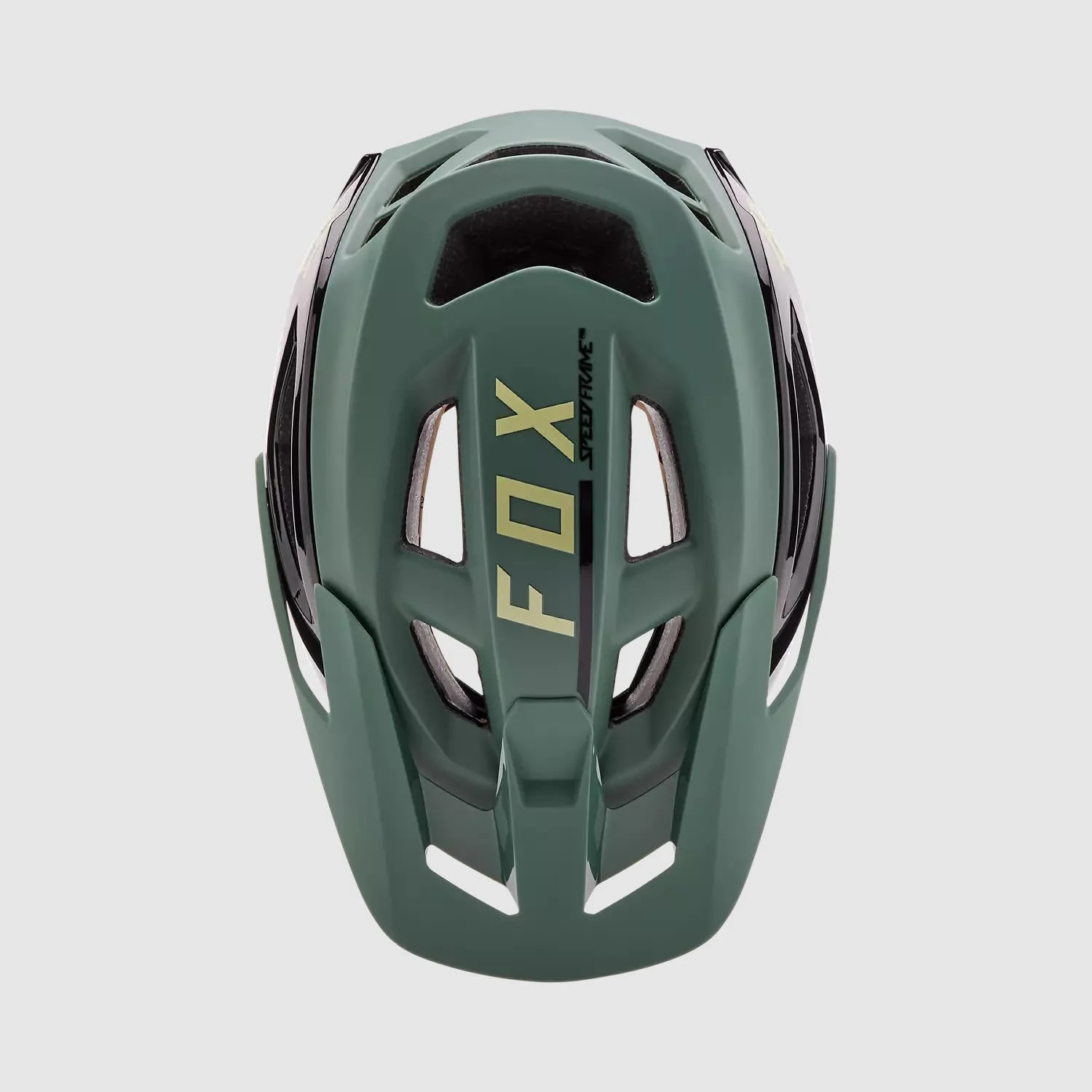 Casco Bicicleta Speedframe Pro Verde Cazador Fox - Image 3
