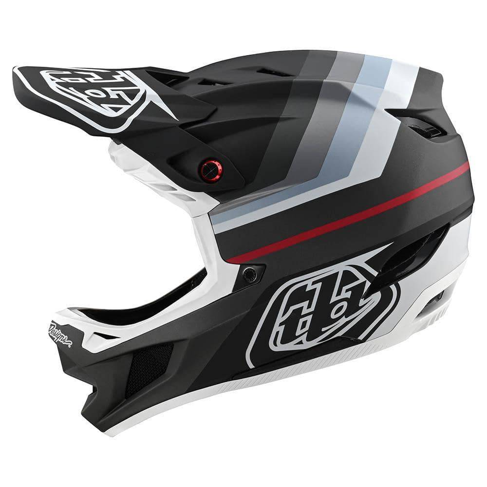 Casco Composite Mirage Black Silver Troy Lee - Image 3