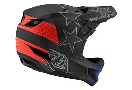 Casco D4 Carbon; Freedom 2.0 Negro / Rojo Troy Lee - Image 2