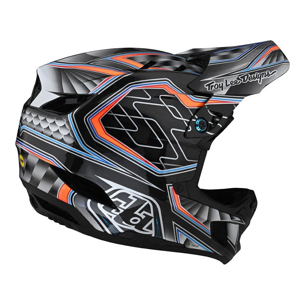 Casco D4 Carbon Lowrider Gray Mips Troy Lee Designs - Image 2