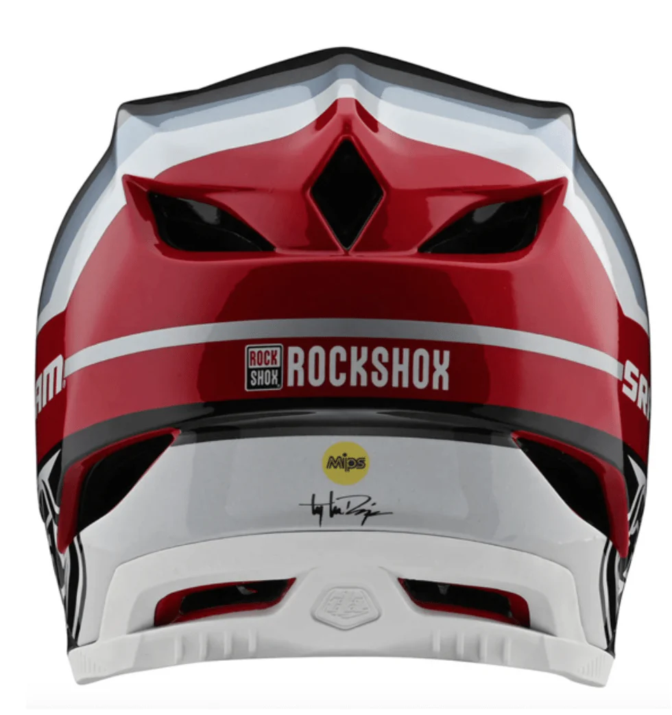 Casco D4 Carbon Mirage Sram Black Red Troy Lee Designs - Image 3