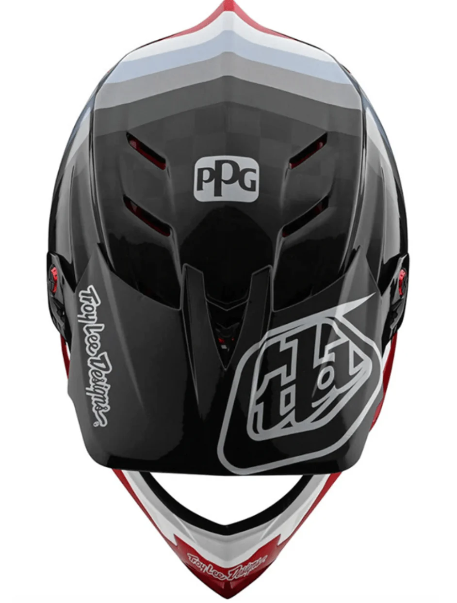 Casco D4 Carbon Mirage Sram Black Red Troy Lee Designs - Image 5