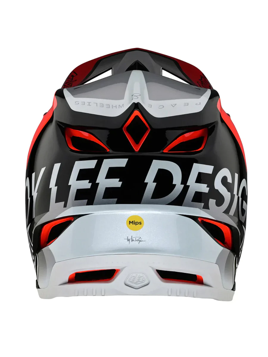 Casco D4 Composite Qualifier Gris/Rojo Mips Troy Lee Designs - Image 3