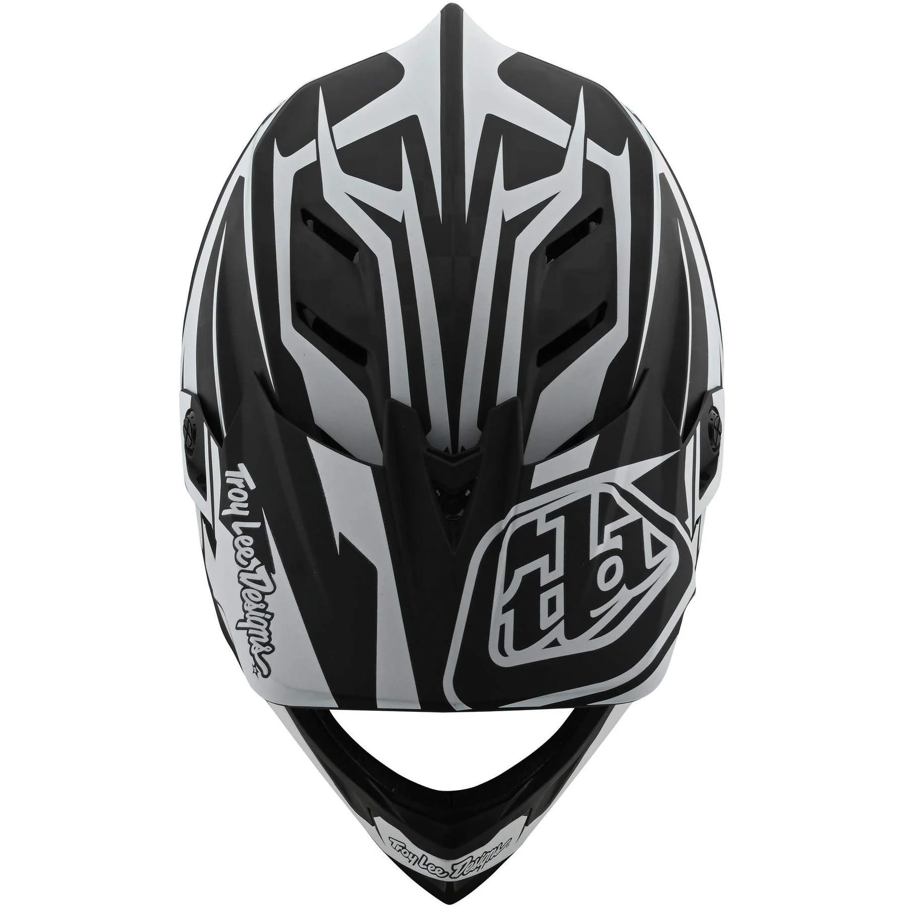 Casco D4 Composite Slash Black Silver Troy Lee - Image 3