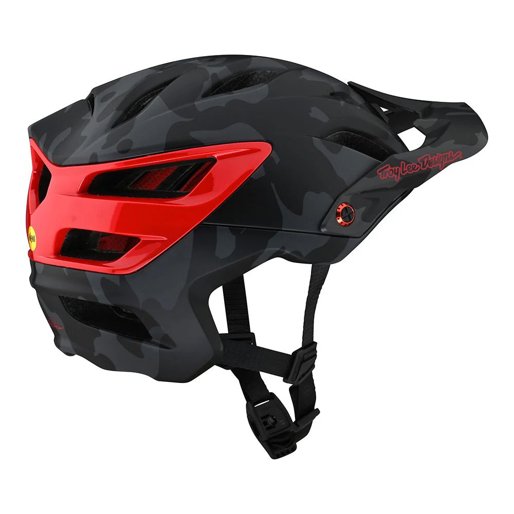 Casco de Bicicleta A3 Camo Gray/Red Mips Troy Lee Designs - Image 2