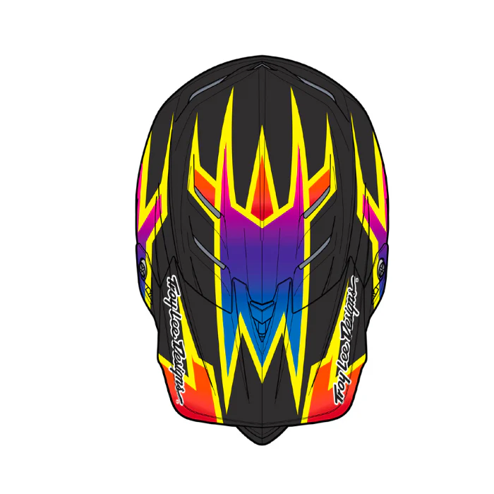 Casco de Bicicleta D4 Carbon Lightning Troy Lee Designs - Image 2
