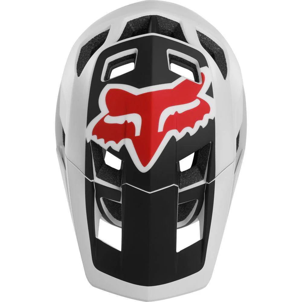 Casco de Bicicleta Dropframe Blanco Negro Fox Racing- - Image 3