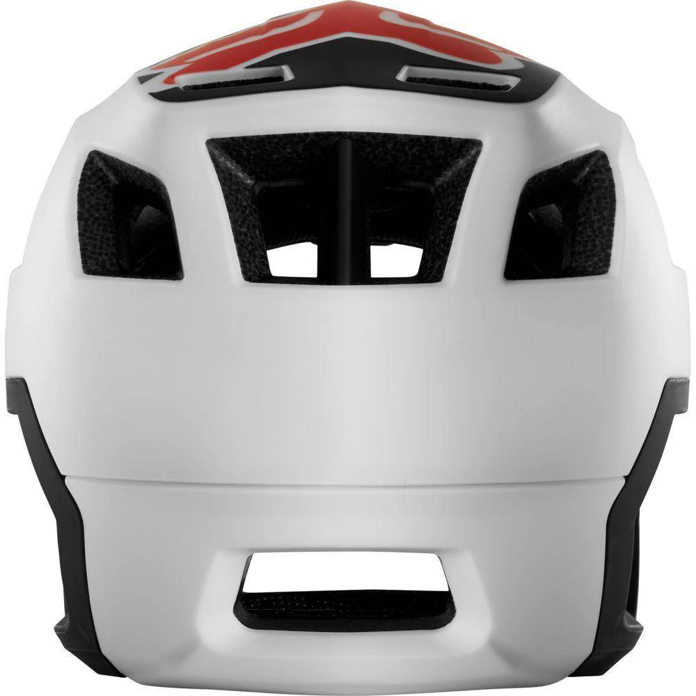 Casco de Bicicleta Dropframe Blanco Negro Fox Racing- - Image 4