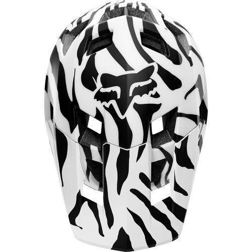 Casco de Bicicleta Dropframe Zebra Negro Fox Racing - Image 3