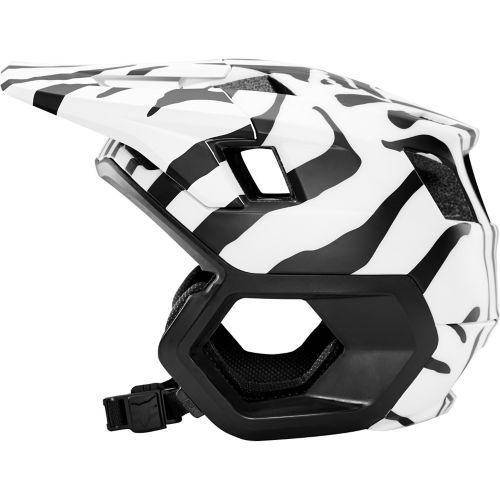 Casco de Bicicleta Dropframe Zebra Negro Fox Racing - Image 5