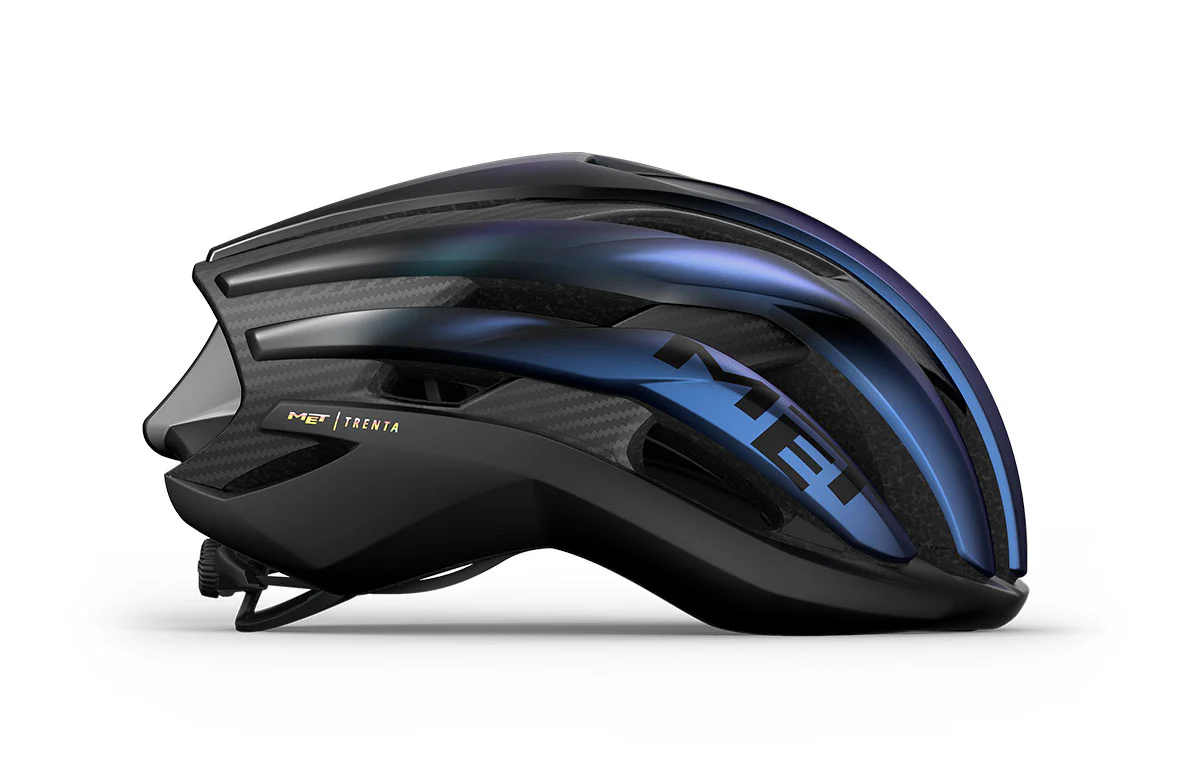 Casco de Bicicleta Met Trenta 3K Carbon Mips CE Blue Iridescent Matt - Image 3