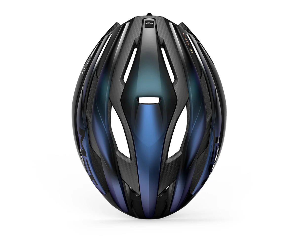 Casco de Bicicleta Met Trenta 3K Carbon Mips CE Blue Iridescent Matt - Image 4