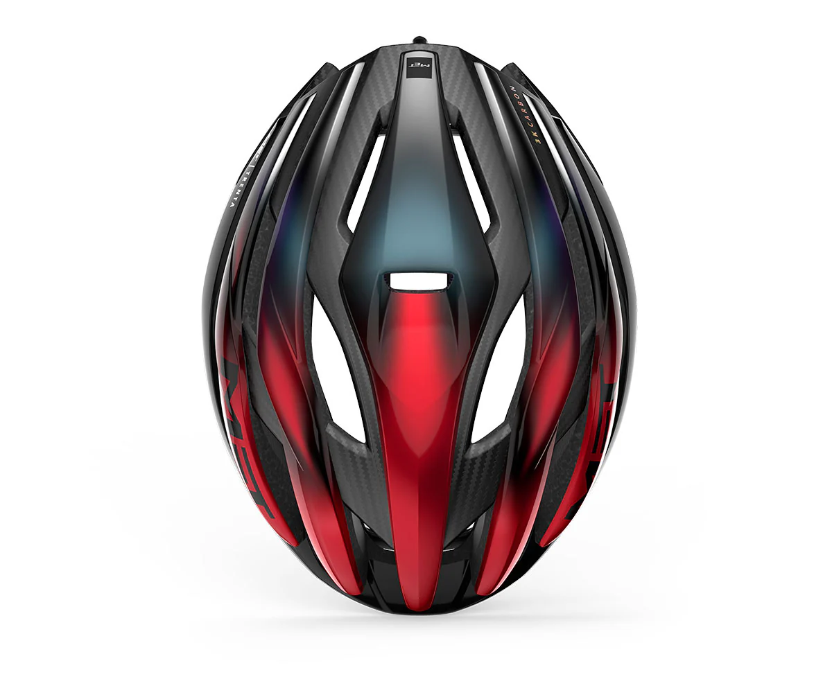 Casco de Bicicleta Met Trenta 3K Carbon Mips CE Red Iridescent Glossy - Image 3