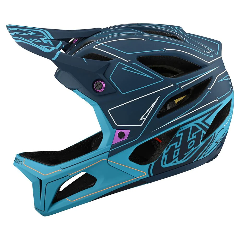 Casco de Bicicleta Stage Pinstripe Marine Troy Lee Designs