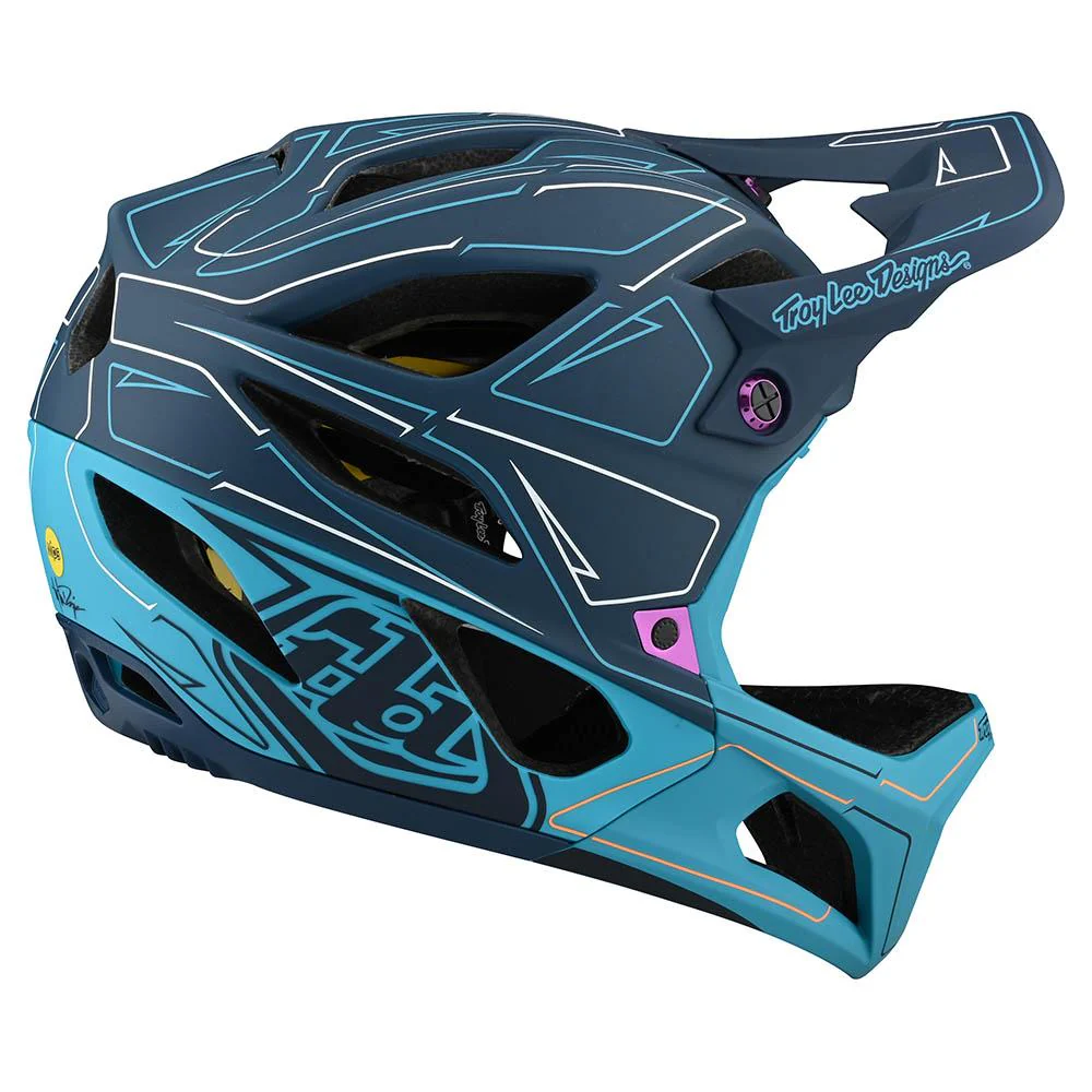 Casco de Bicicleta Stage Pinstripe Marine Troy Lee Designs - Image 2