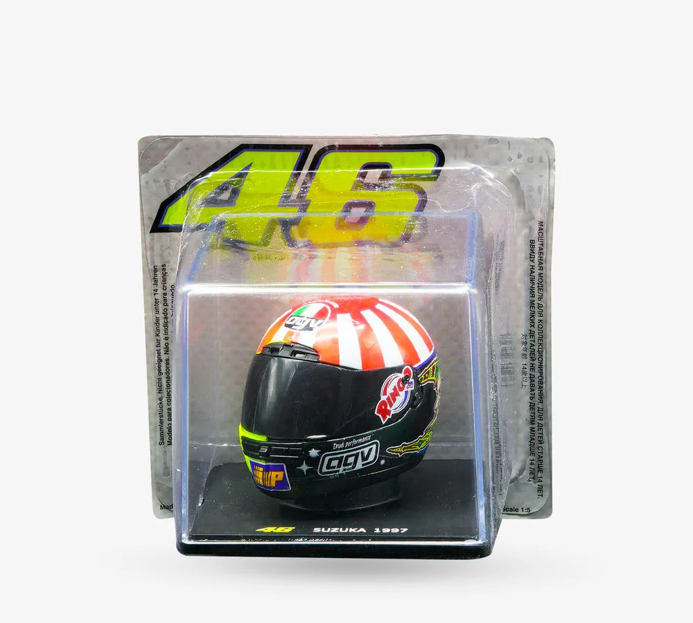 Casco de colección 1:5 Valentino Rossi GP Suzuka 1997 | VR46