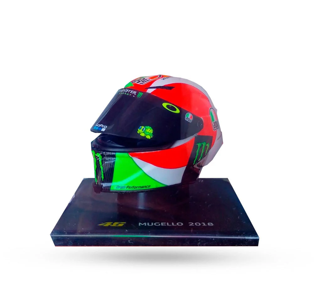 Casco de colección 1:5 Valentino Rossi Mugello 2018 | VR46