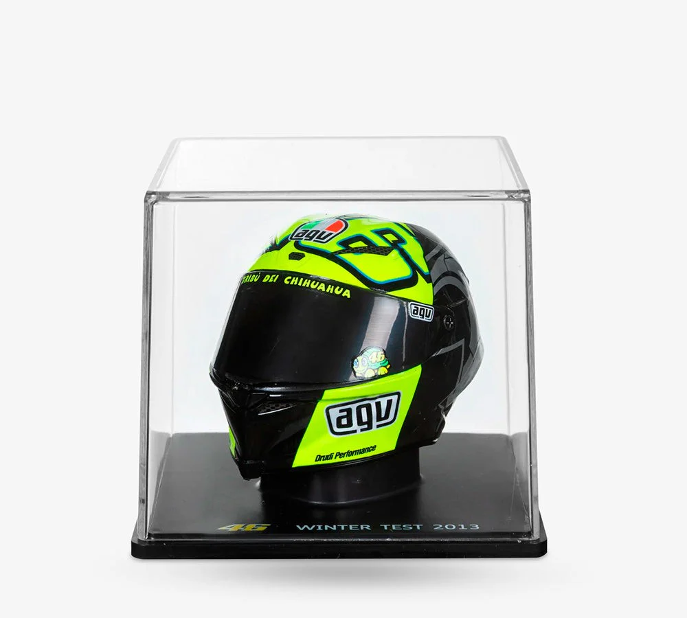 Casco de colección 1:5 Valentino Rossi Winter Test 2017 | VR46