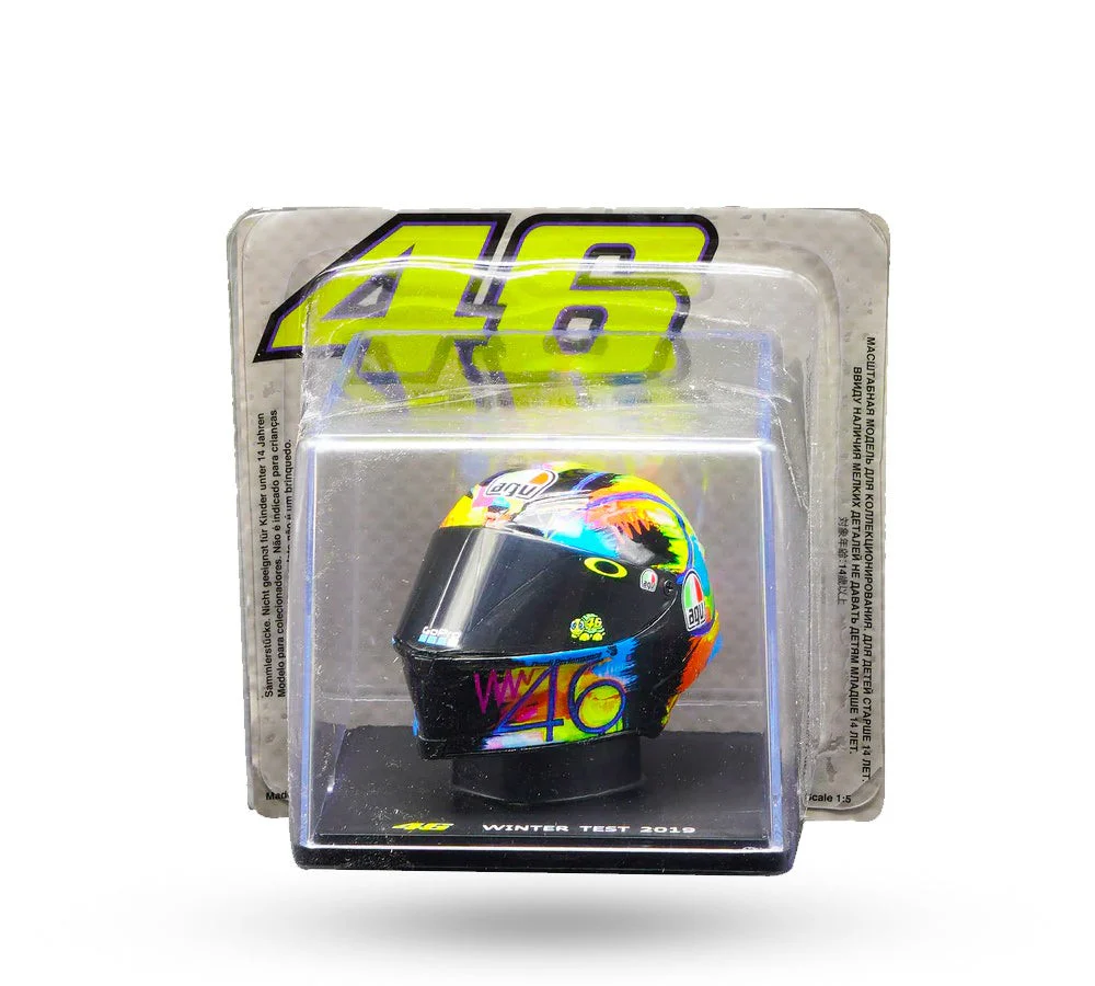 Casco de colección 1:5 Valentino Rossi Winter Test 2019 | VR46