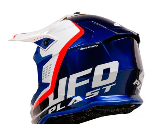 Casco de enduro / motocross Intrepid Blue/White | Ufo Plast - Image 3