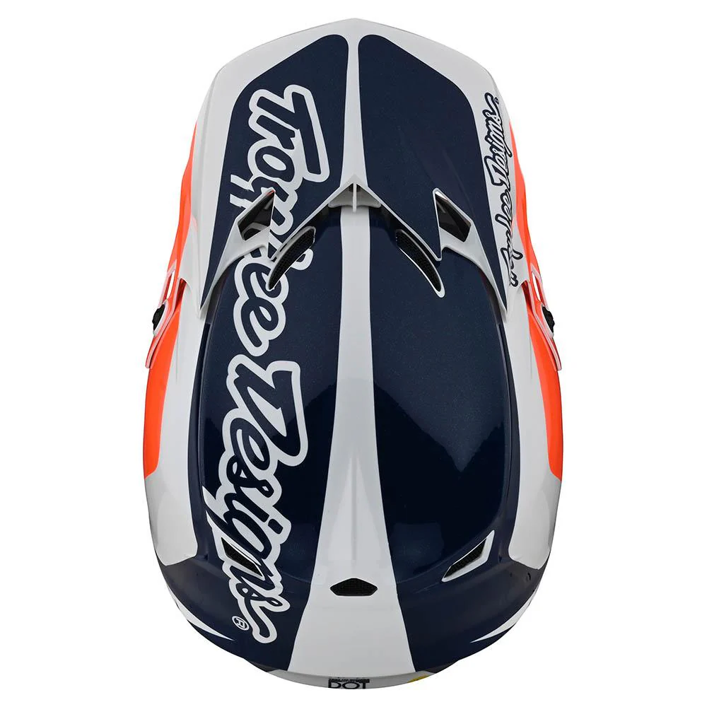 Casco de Moto Corsa Navy/Orange Se4 Troy Lee Designs - Image 6