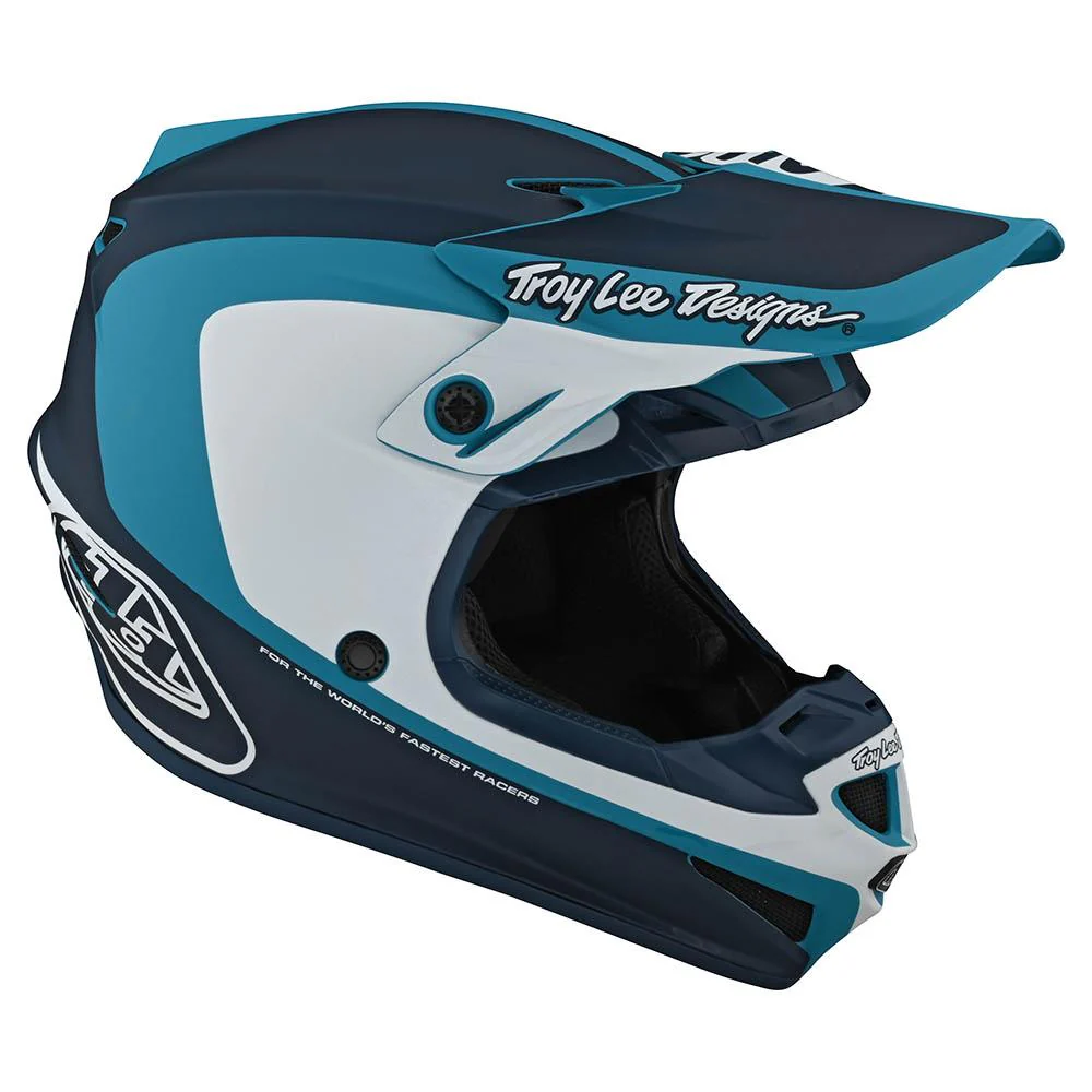 Casco de Moto Corsa Se4 Azul Troy Lee Designs - Image 2