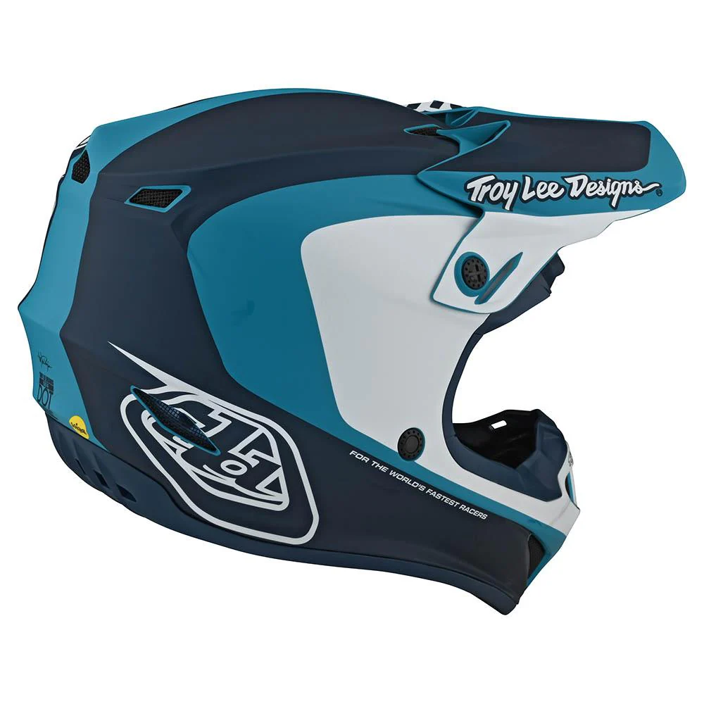 Casco de Moto Corsa Se4 Azul Troy Lee Designs - Image 4