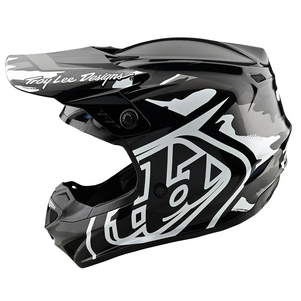 Casco de Moto Gp Camo Gris Troy Lee Designs - Image 2