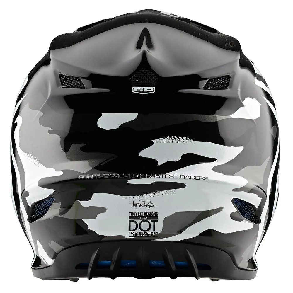 Casco de Moto Gp Camo Gris Troy Lee Designs - Image 3