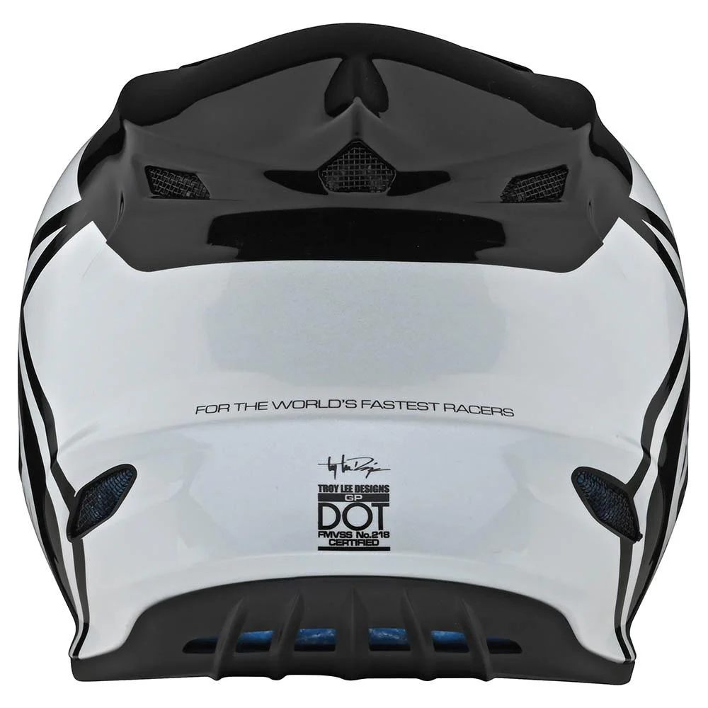 Casco de Moto Gp Overload Negro/Blanco Troy Lee Designs - Image 3