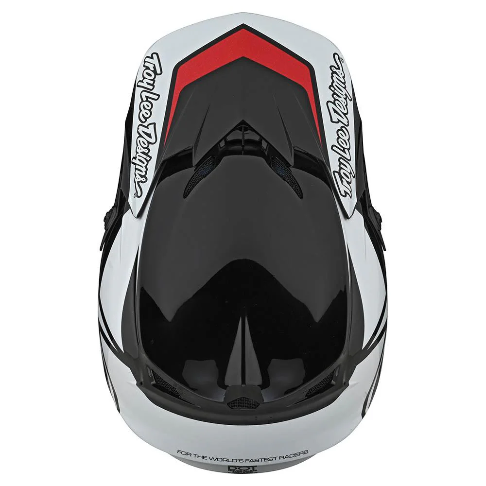 Casco de Moto Gp Overload Negro/Blanco Troy Lee Designs - Image 5