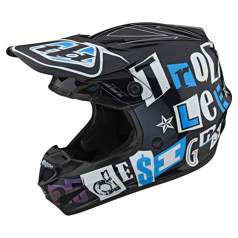 Casco de Moto Gp Troy Anarchy Azul Lee Designs