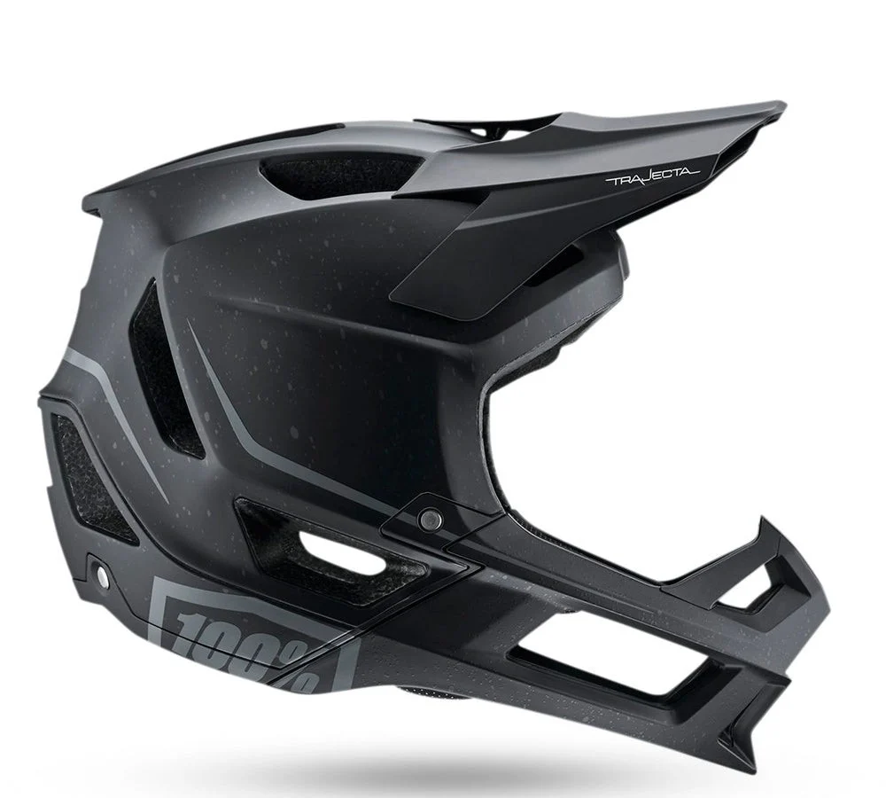 Casco DownHill / MTB / BMX modelo Trajecta Black CPSC/CE (con Fidlock) | 100 Percent