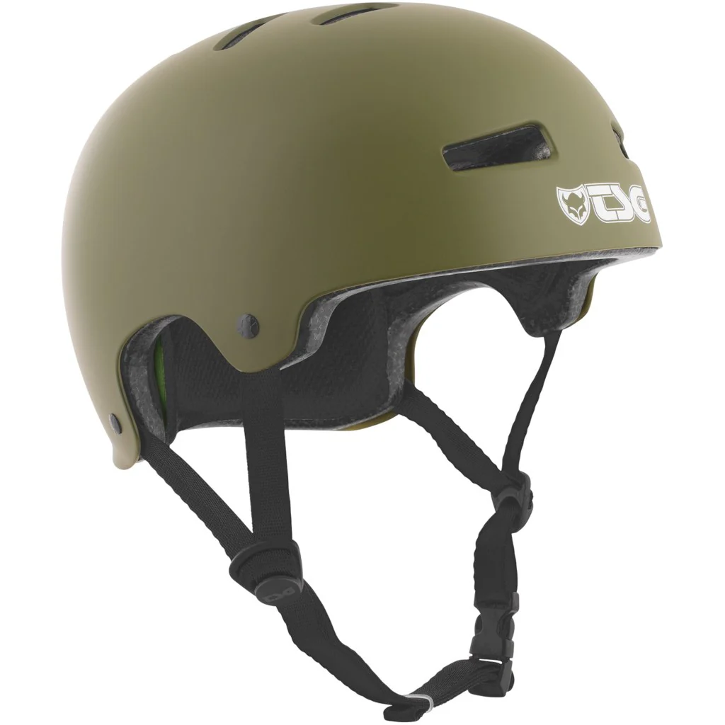 Casco Evolution Solid Satin Olive TSG Helmet